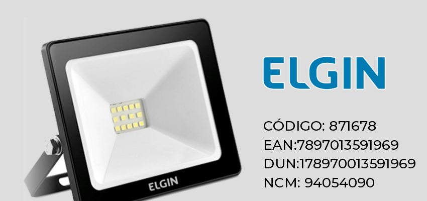 Novo Projetor LED Elgin 50W Bivolt