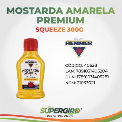 Mostarda Amarela Premium 300g