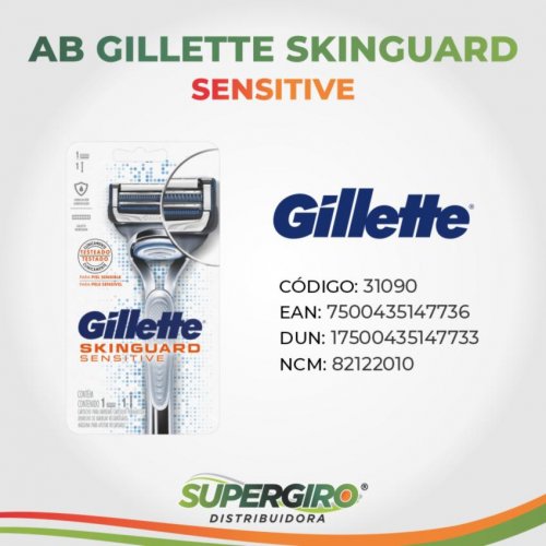 Aparelho de Barbear Gillette Skinguard Sensitive