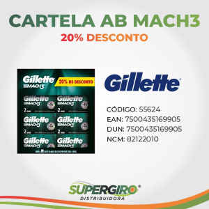 Carga MACH3 Gillette 6x2